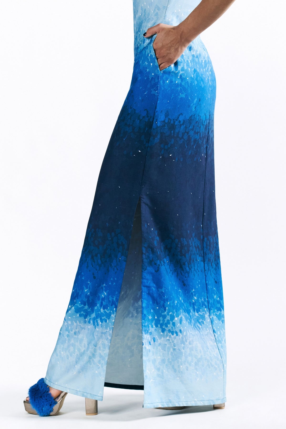 Mosaic Cobalt Dress