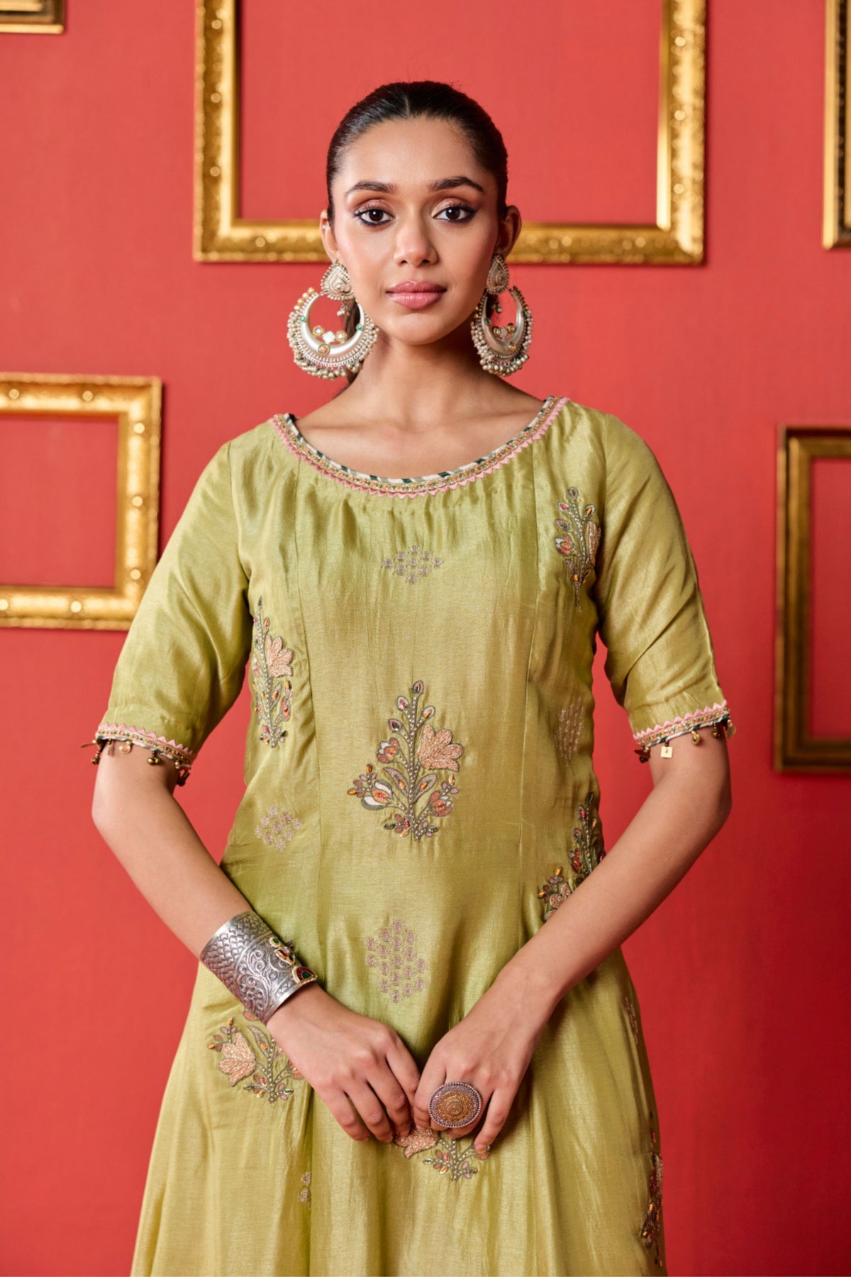 Anika Green Kurta Set