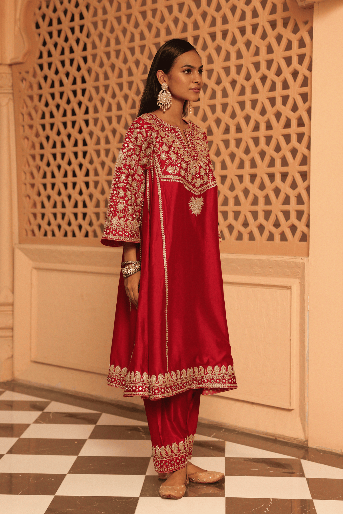 Aiman Short Chauga With Salwar