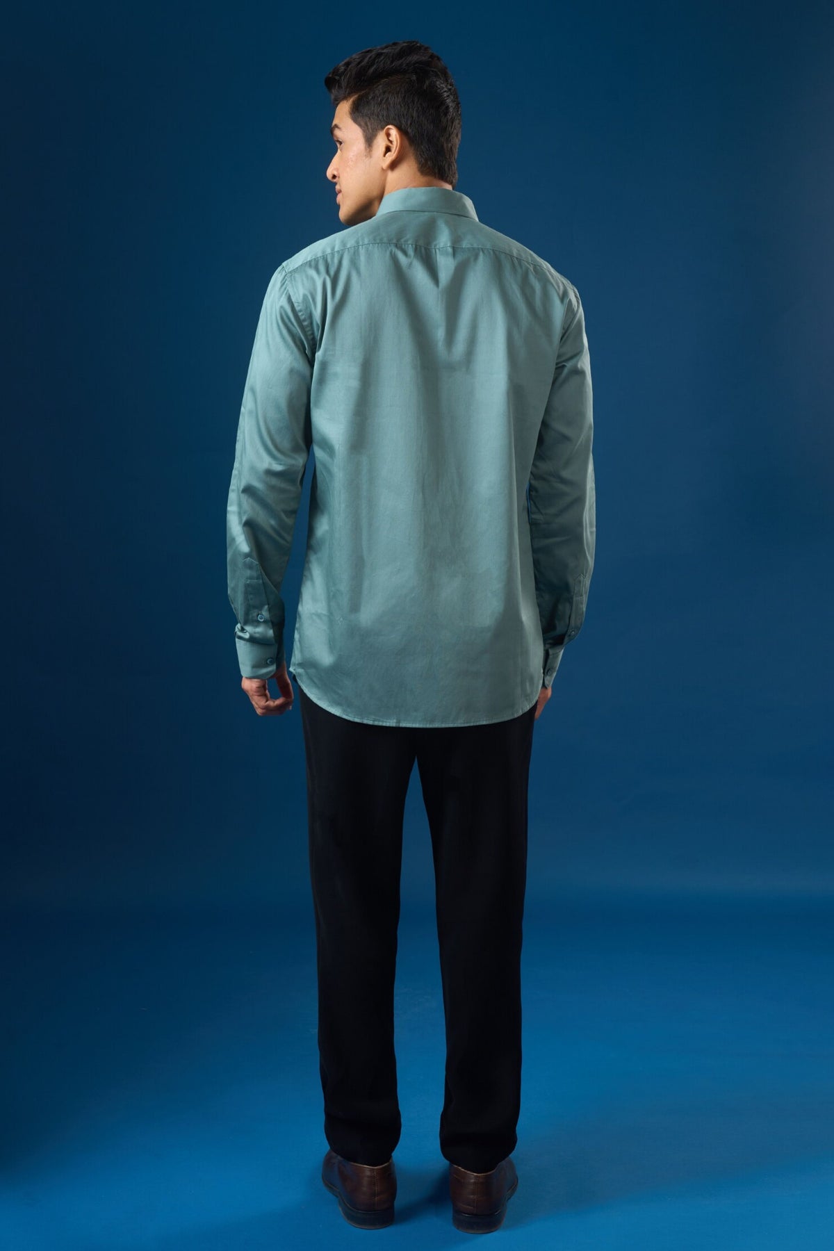 Rama Green Rose Shirt