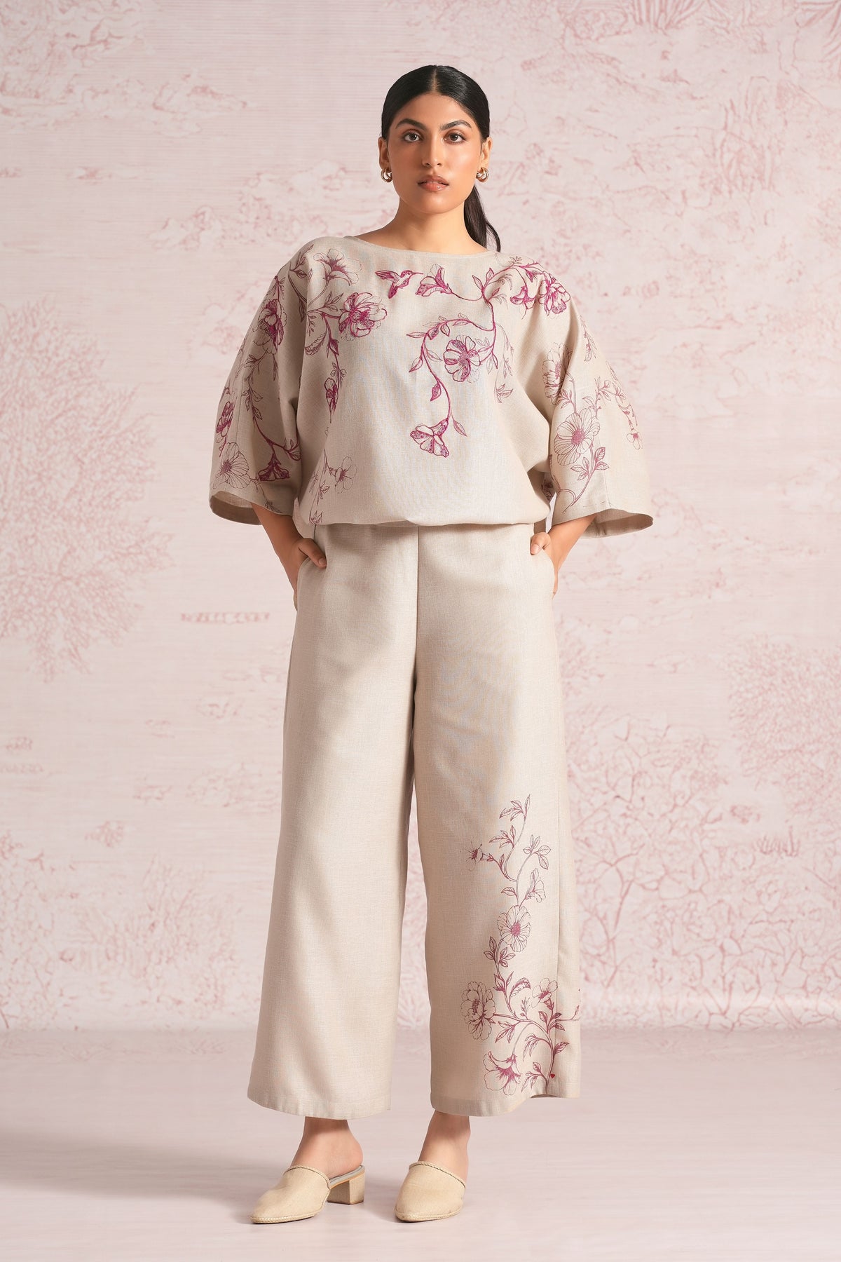 Bloomscape Natural Co-ord Set