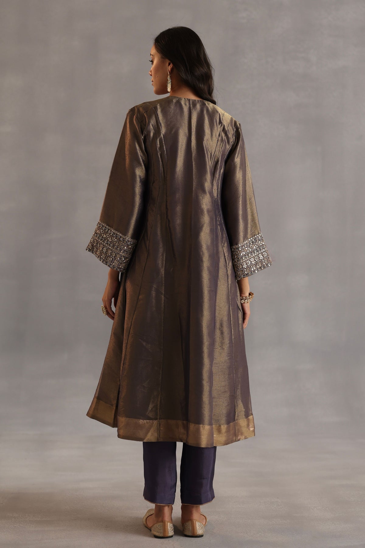 Ahiri Grey Kurta Set