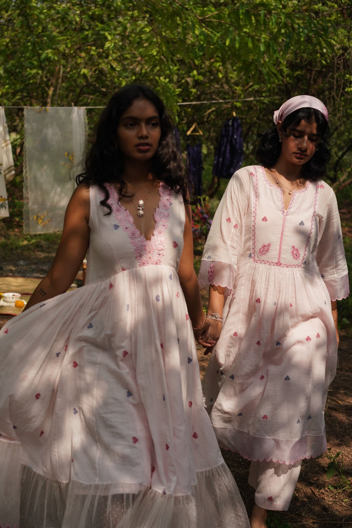 Zoya Dress In Blush Pink