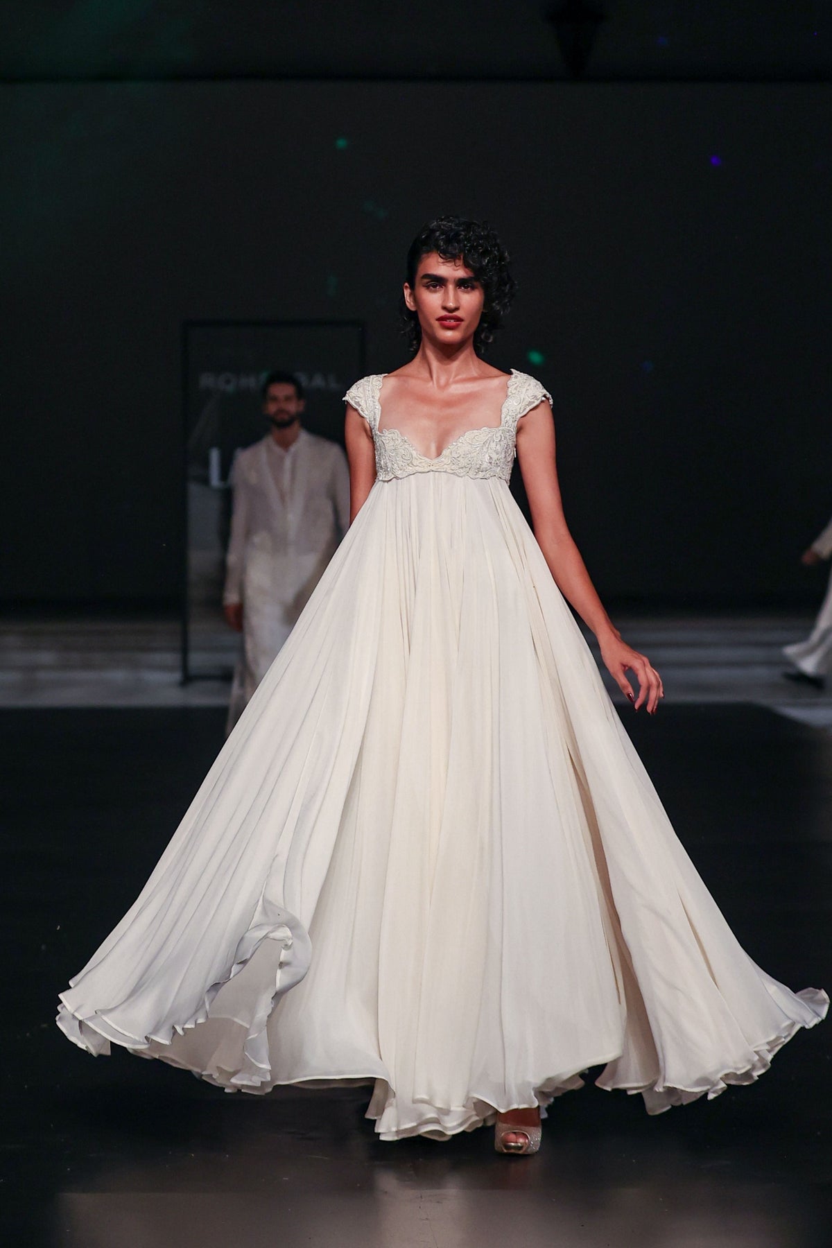 Chiffon Anarkali Set