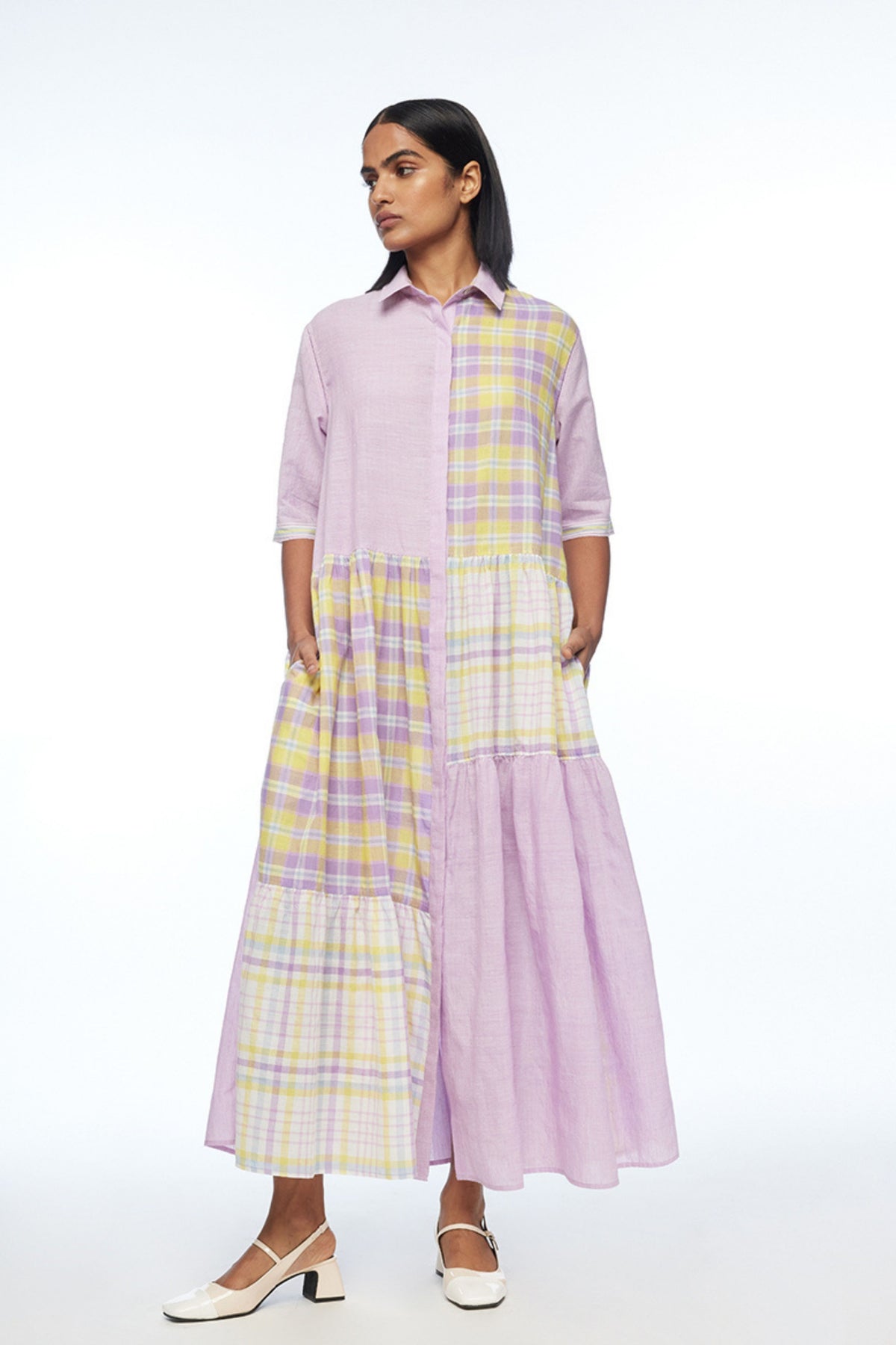 Setigera Check Dress