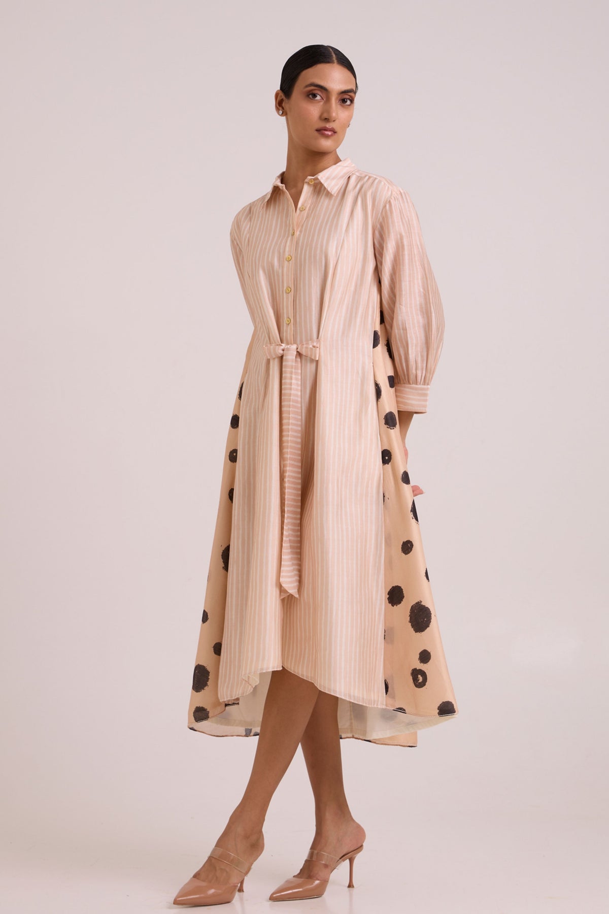 Philo Almond Shirt Dress
