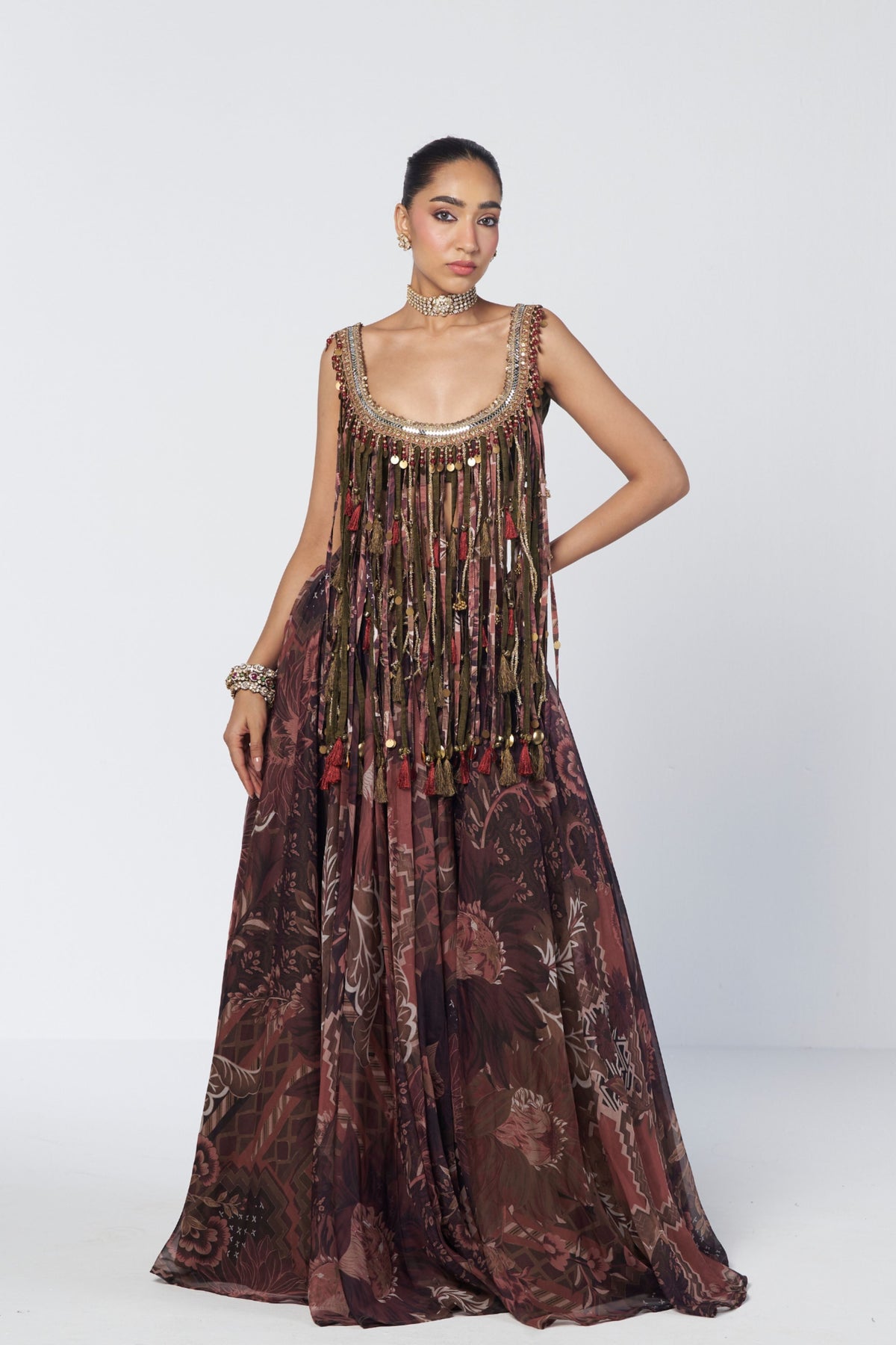 Mocha Charm Lehenga Set