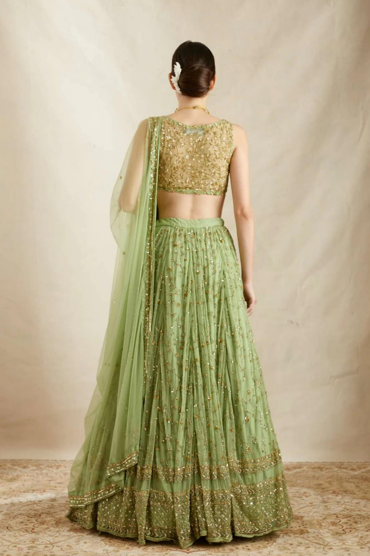 Mint Green Heavy Lehenga Set