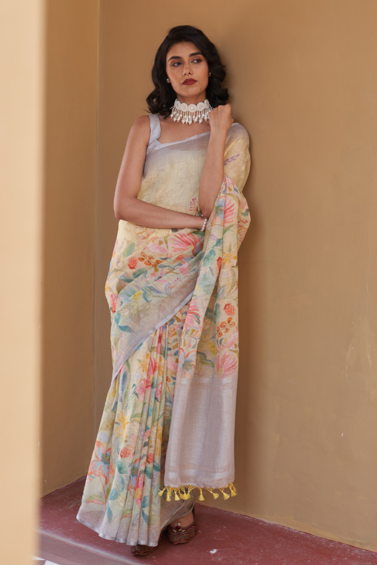 Jaya Yellow Saree