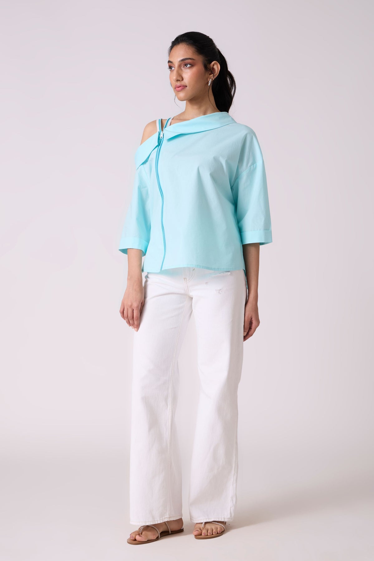 Shannon Zipper Top