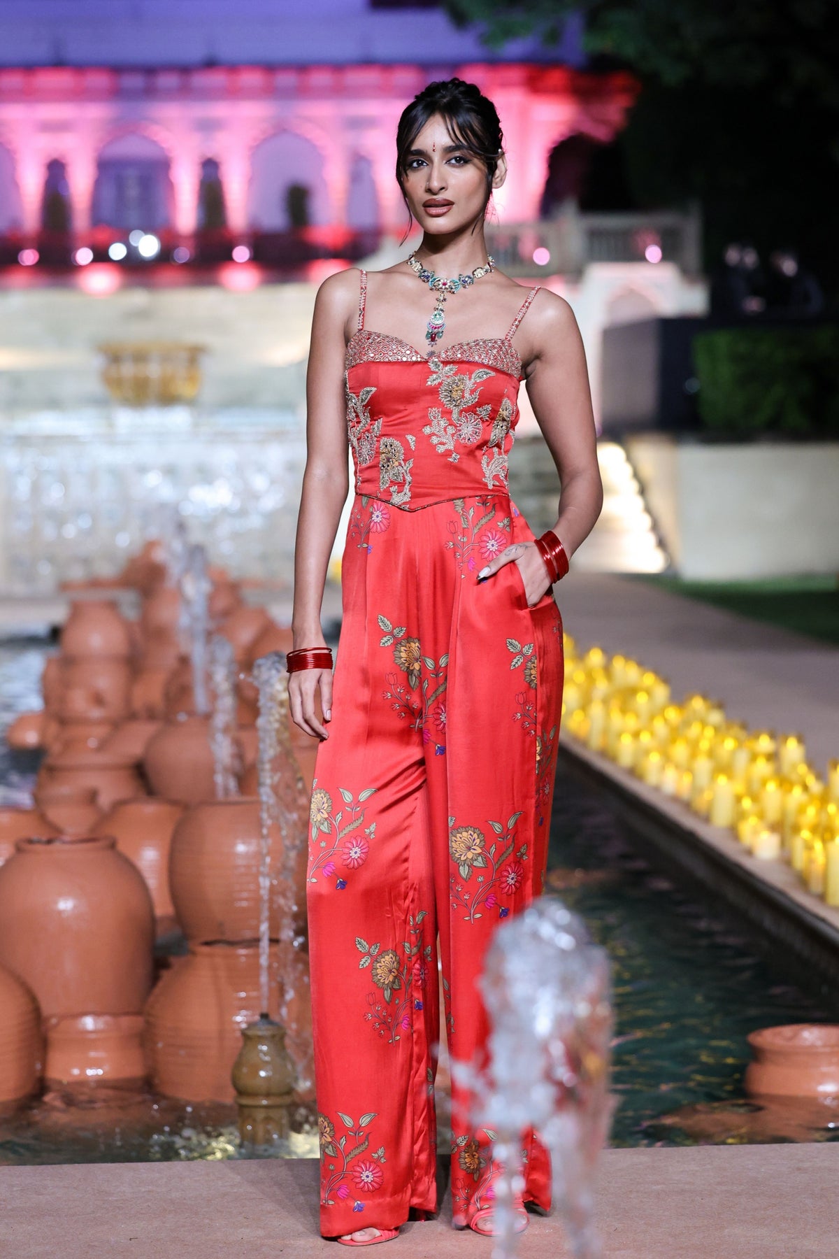 Amer Surkh Laal Jumpsuit
