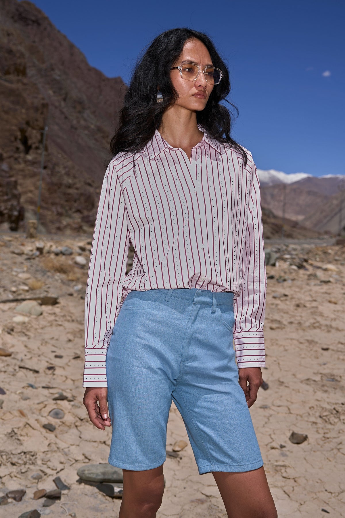 Swarovski Stripe Shirt
