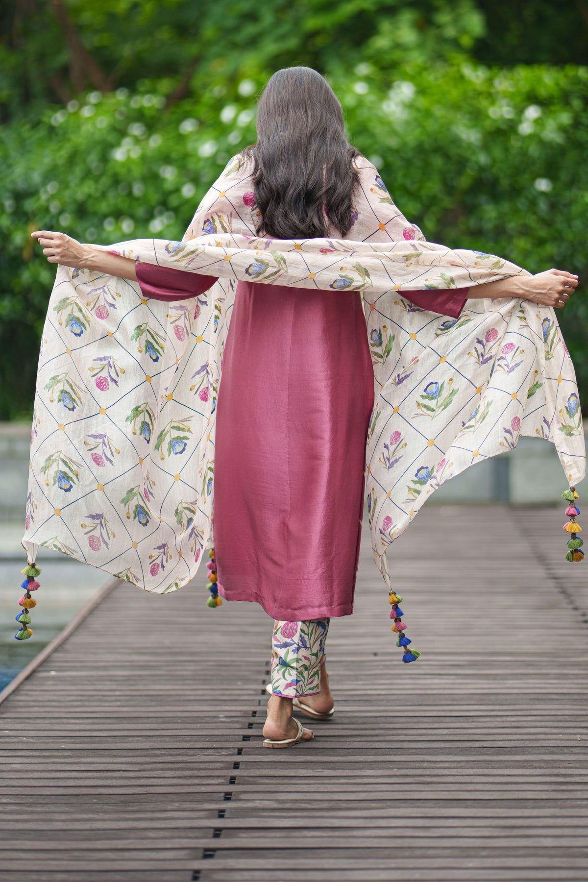 Anastasia Pink Cream Kurta Set