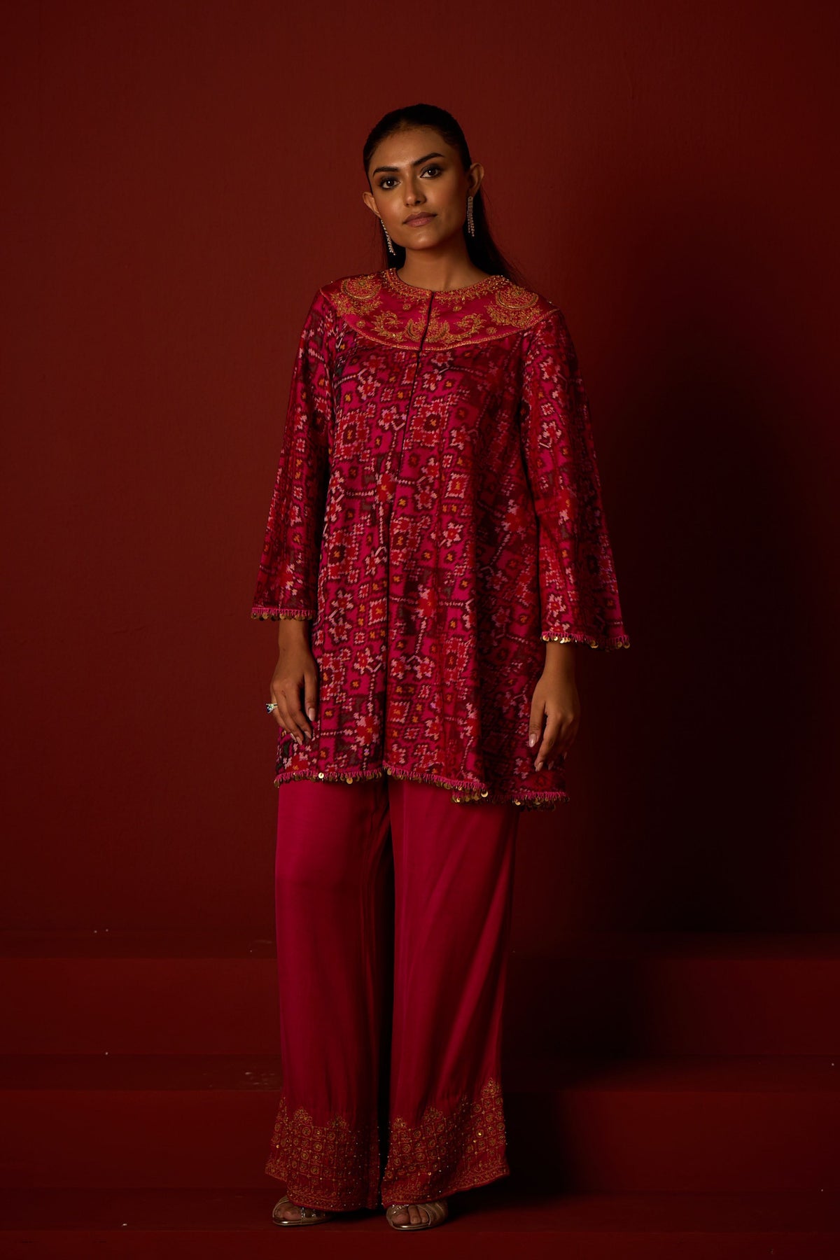 Patola Marodi Anarkali Tunic Set