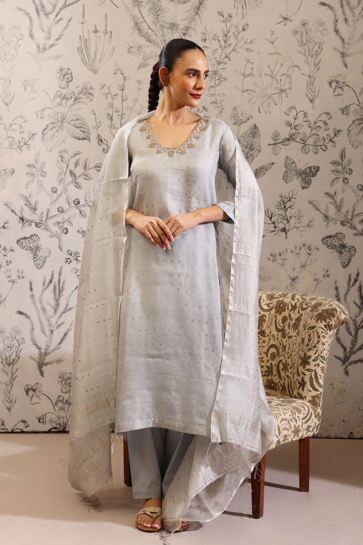 Padmini Blue Kurta Set