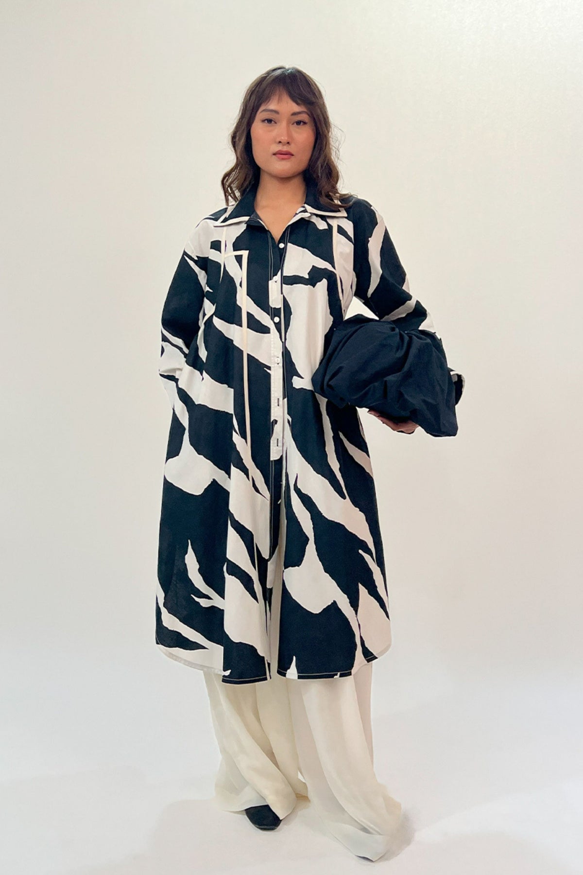 Line Shirt Dress
