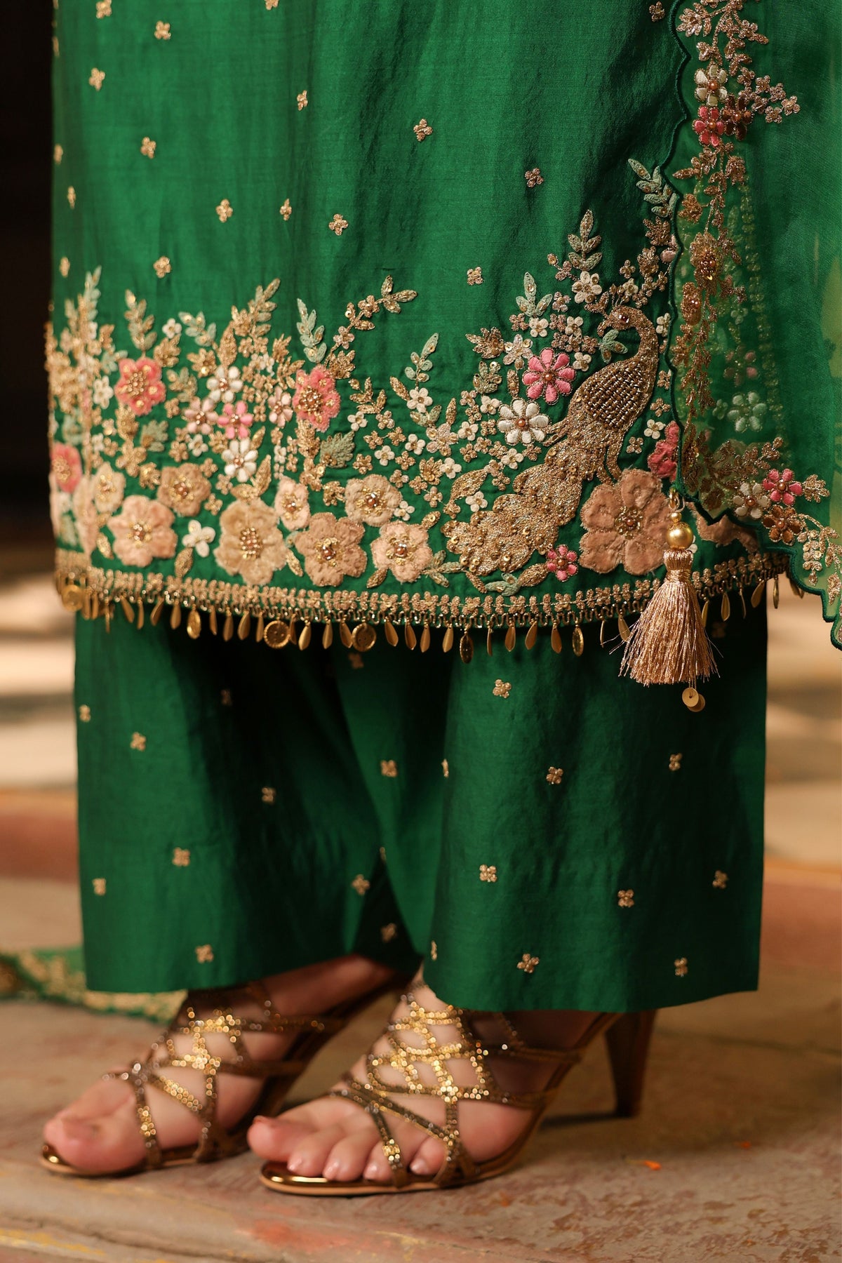 Ahista Green Kurta Set
