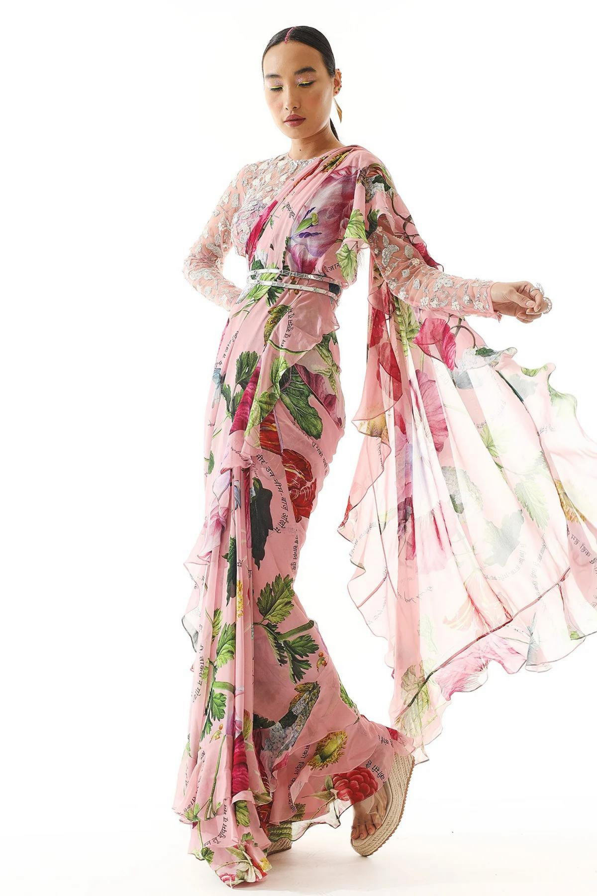 Shanaya Ruffle Saree