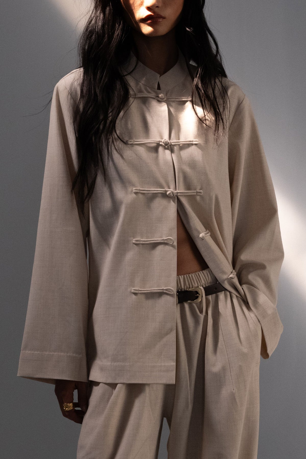 Warm Beige Overshirt