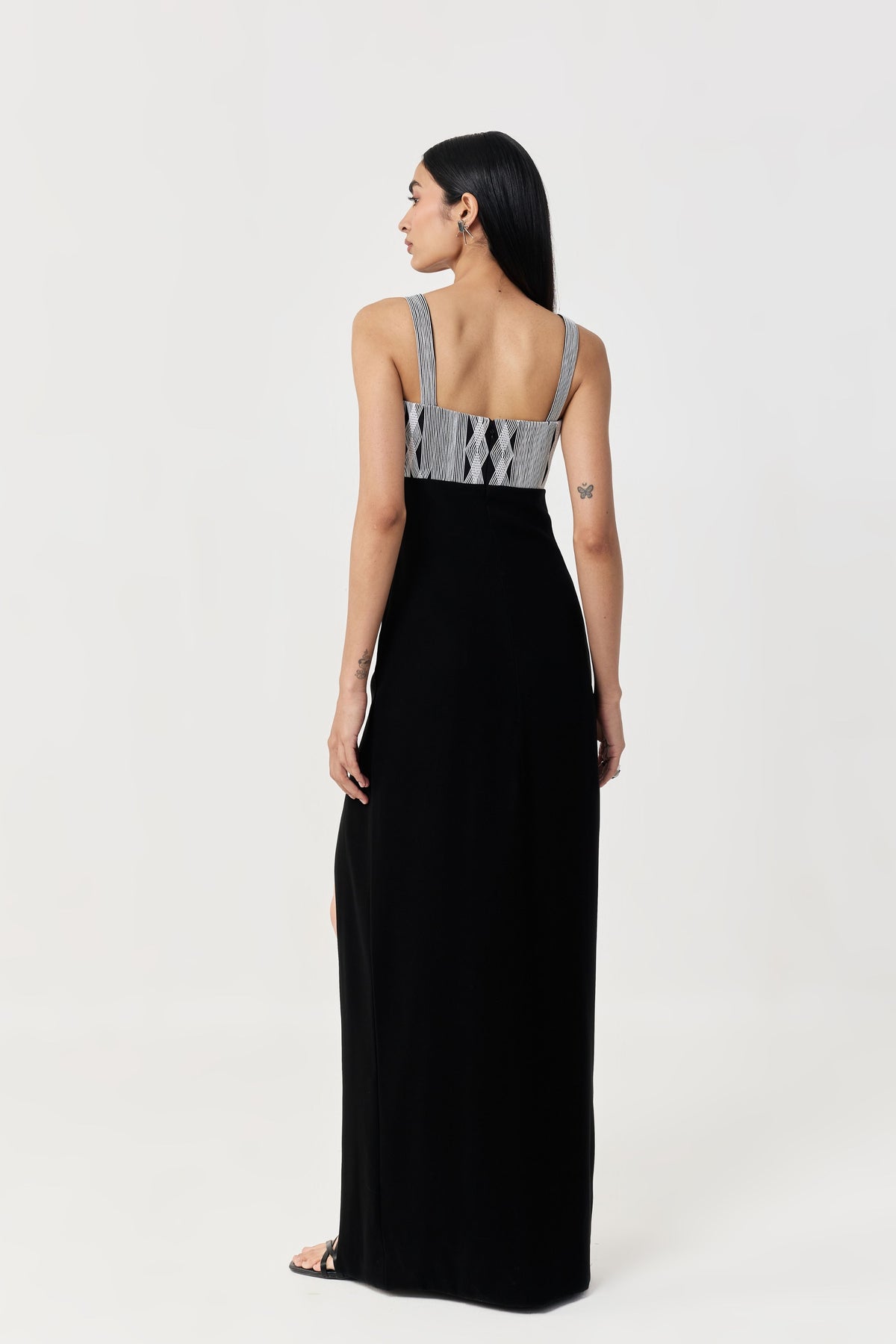 Entwined Corded Yoke Dress