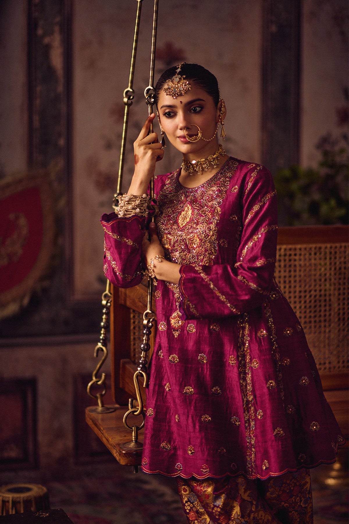 Rani Rang Kheem Kurta Salwar Set
