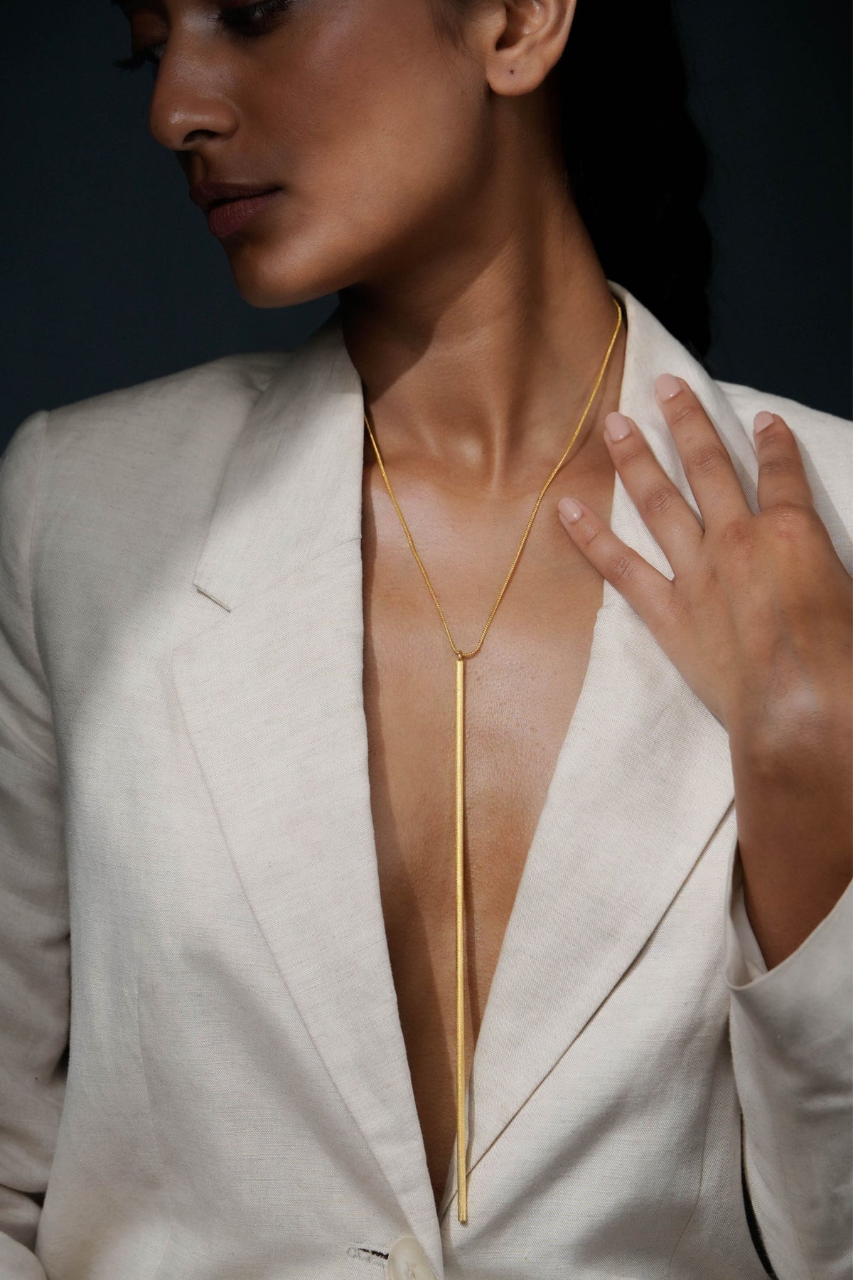 Minus Golden Necklace