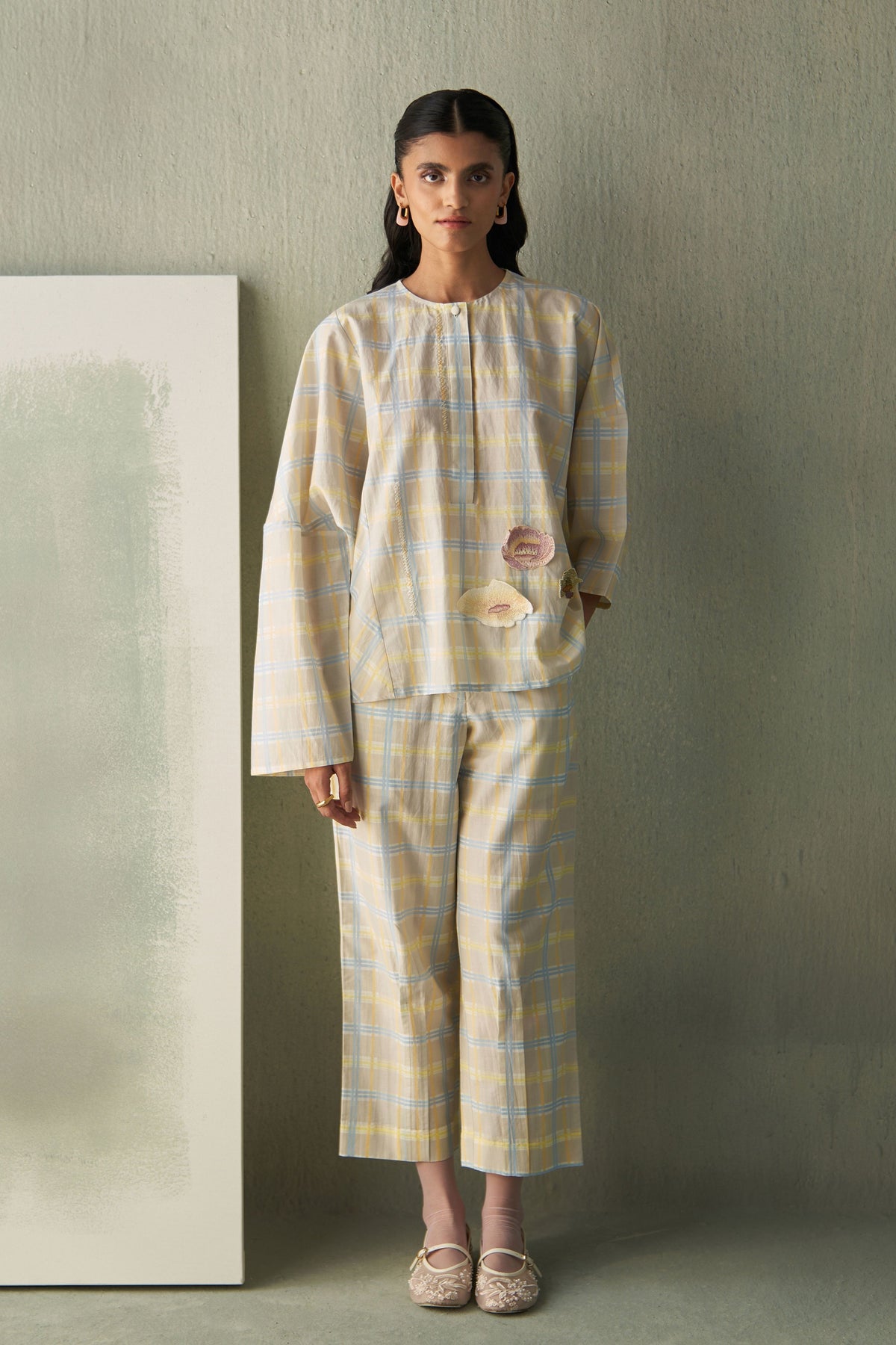 Popcorn Check Trouser