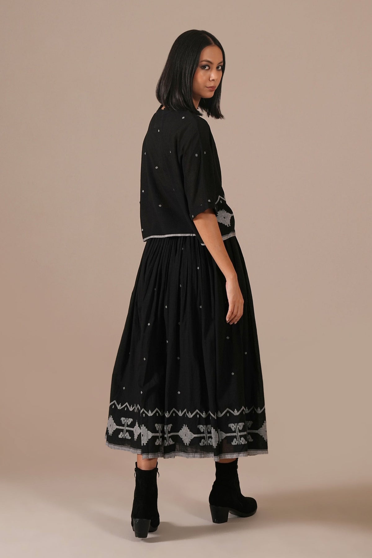 Graphite Skirt Set