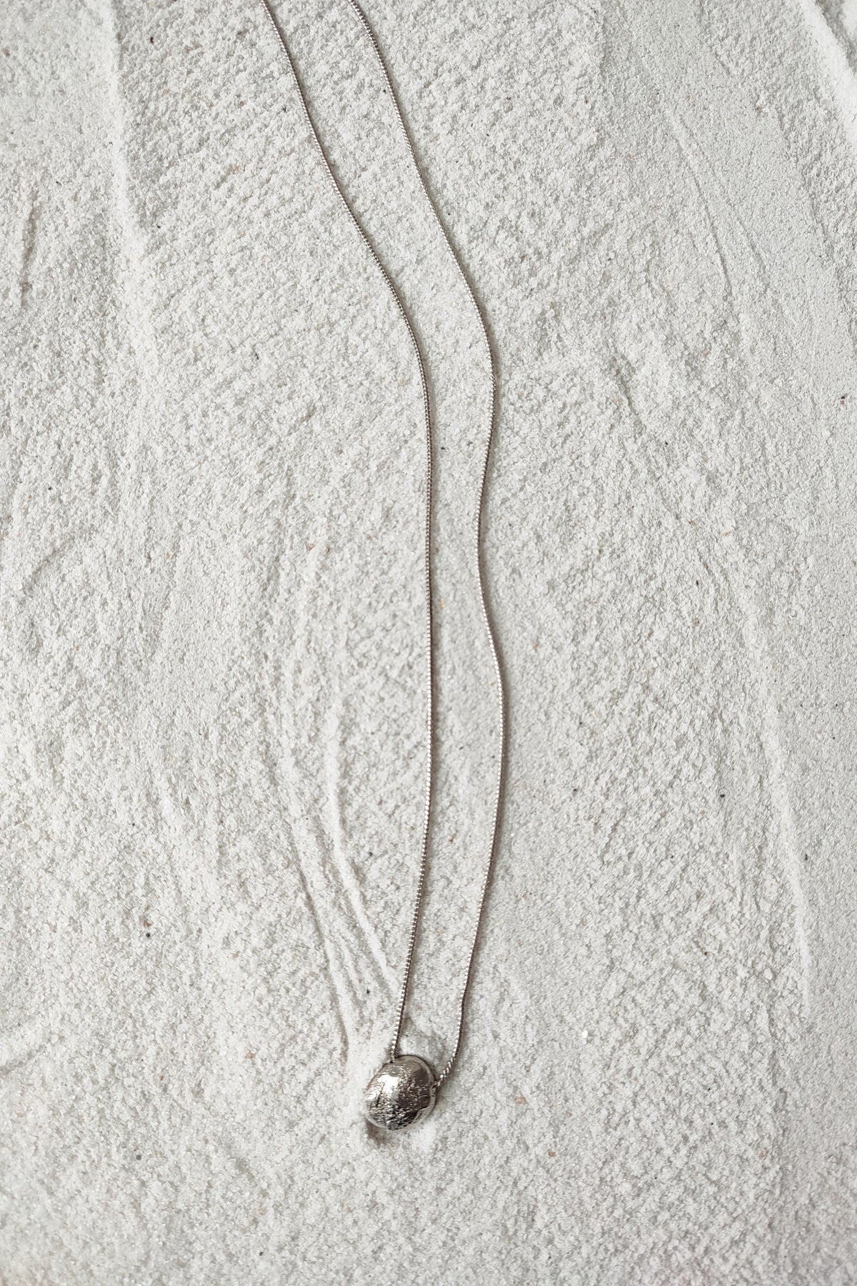 Emi Large Silver Necklace