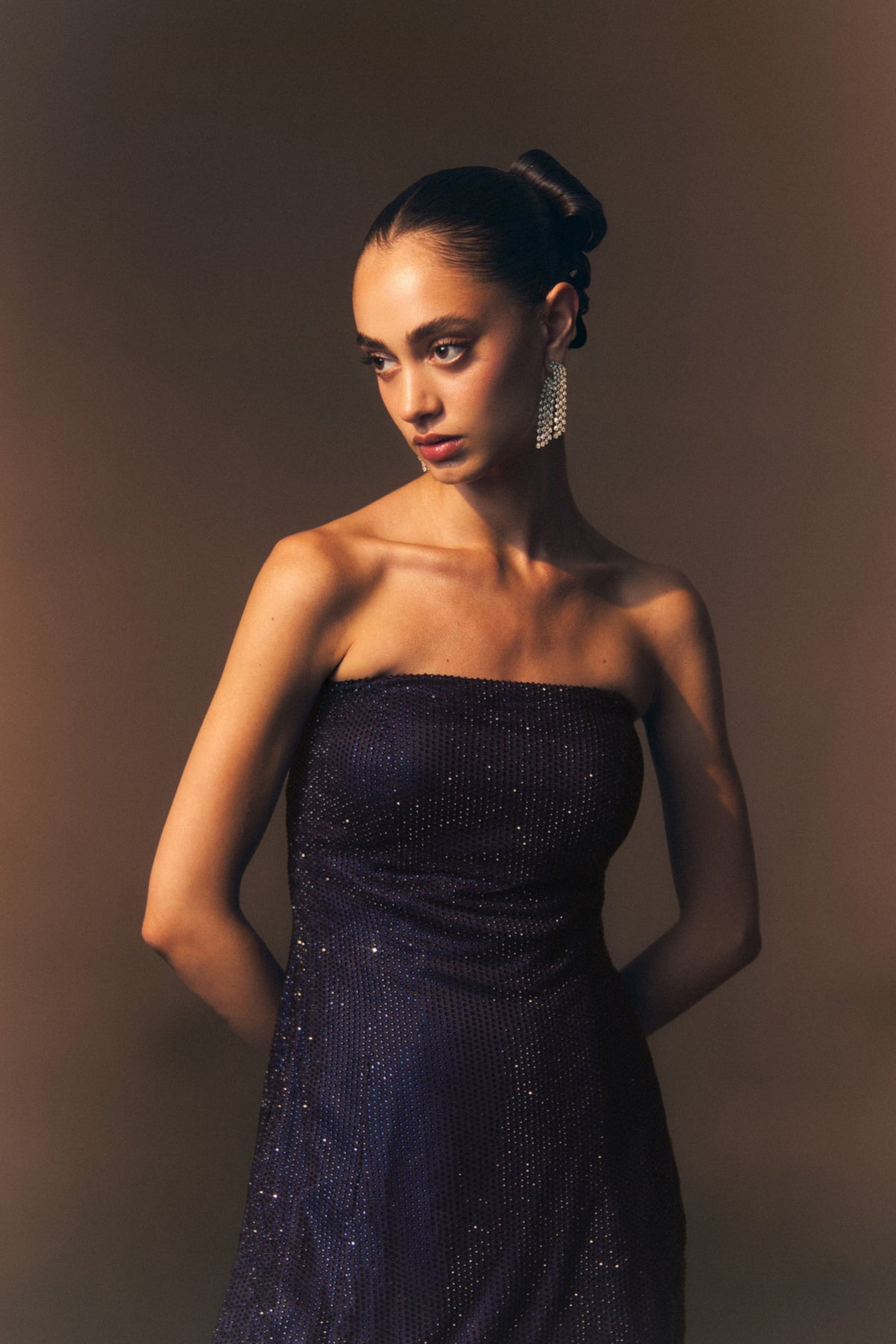 Nocturne Off-Shoulder Sharara Set