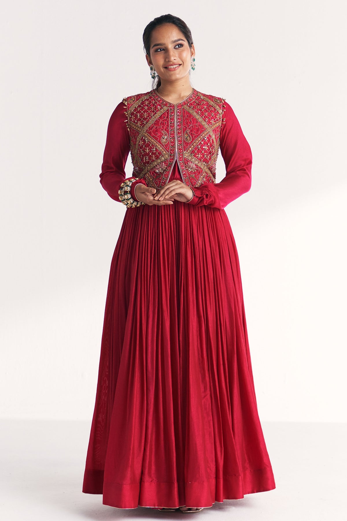 Pakhi Magenta Pink Anarkali