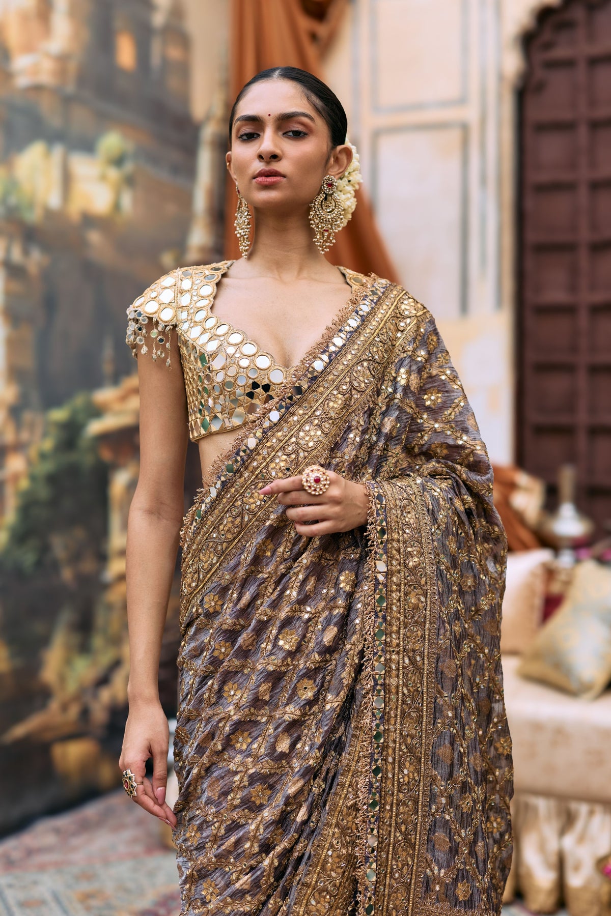 Patralekha Saree Set