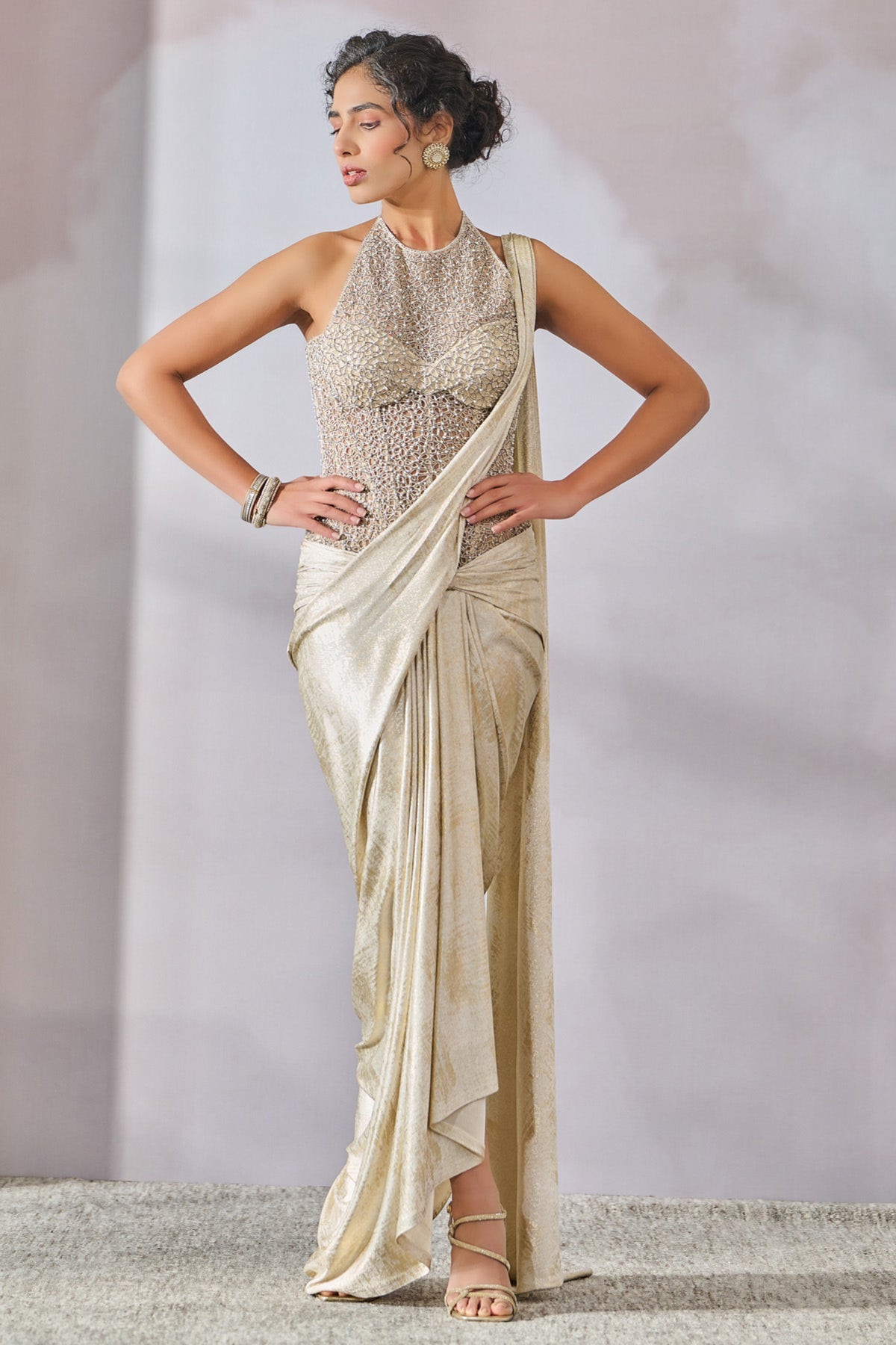 Signature Foil Concept Saree