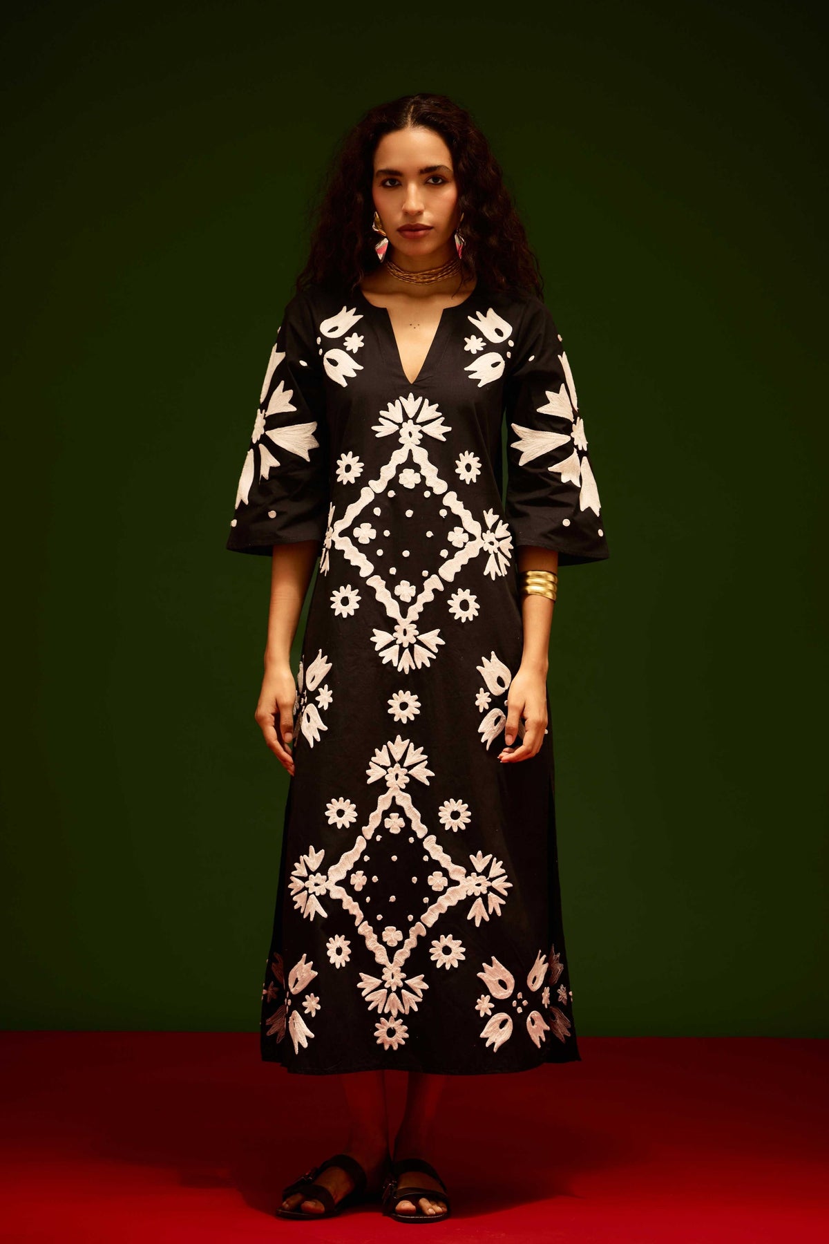 Black Sitara Maxi Dress