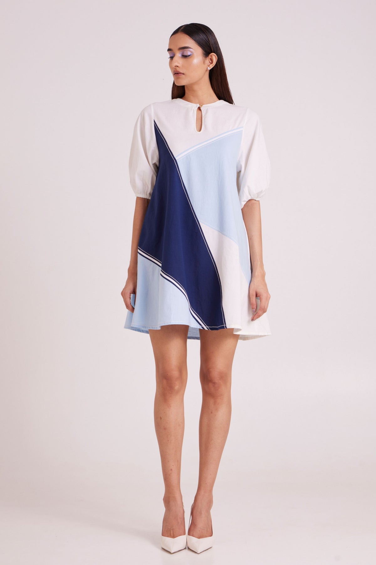 Juno Segmented Tide Dress