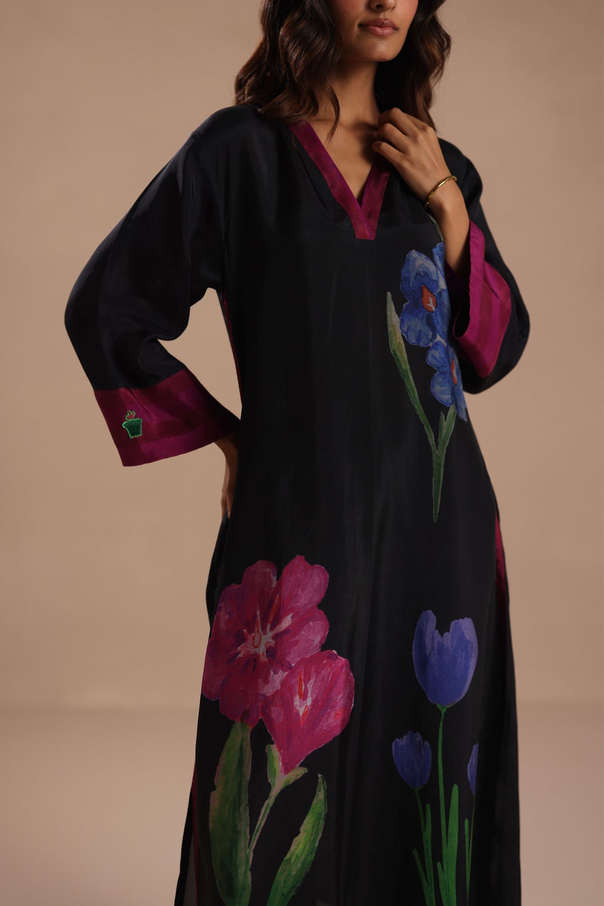 Hibiscus Kurta Set