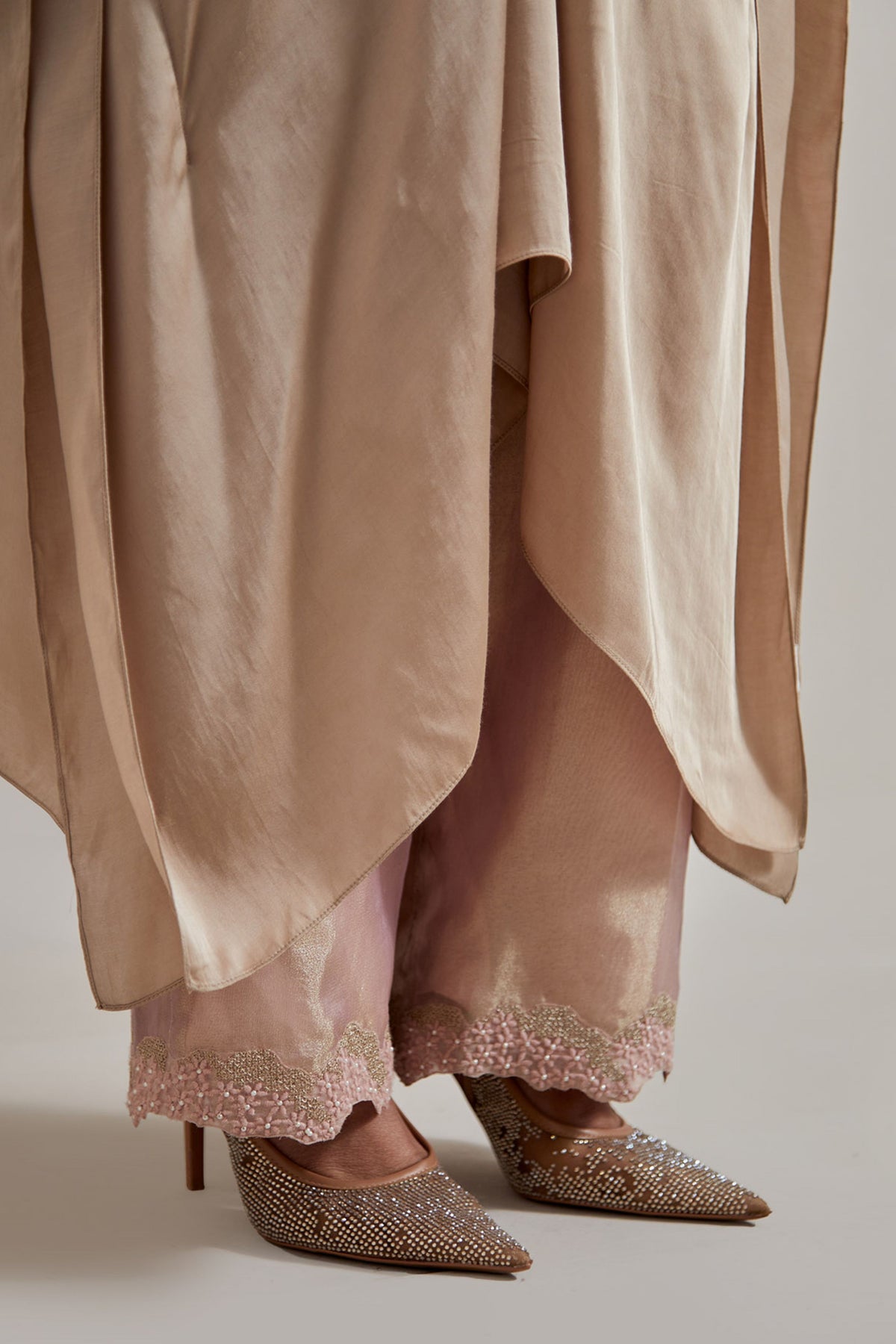 Draped Kaftan Set