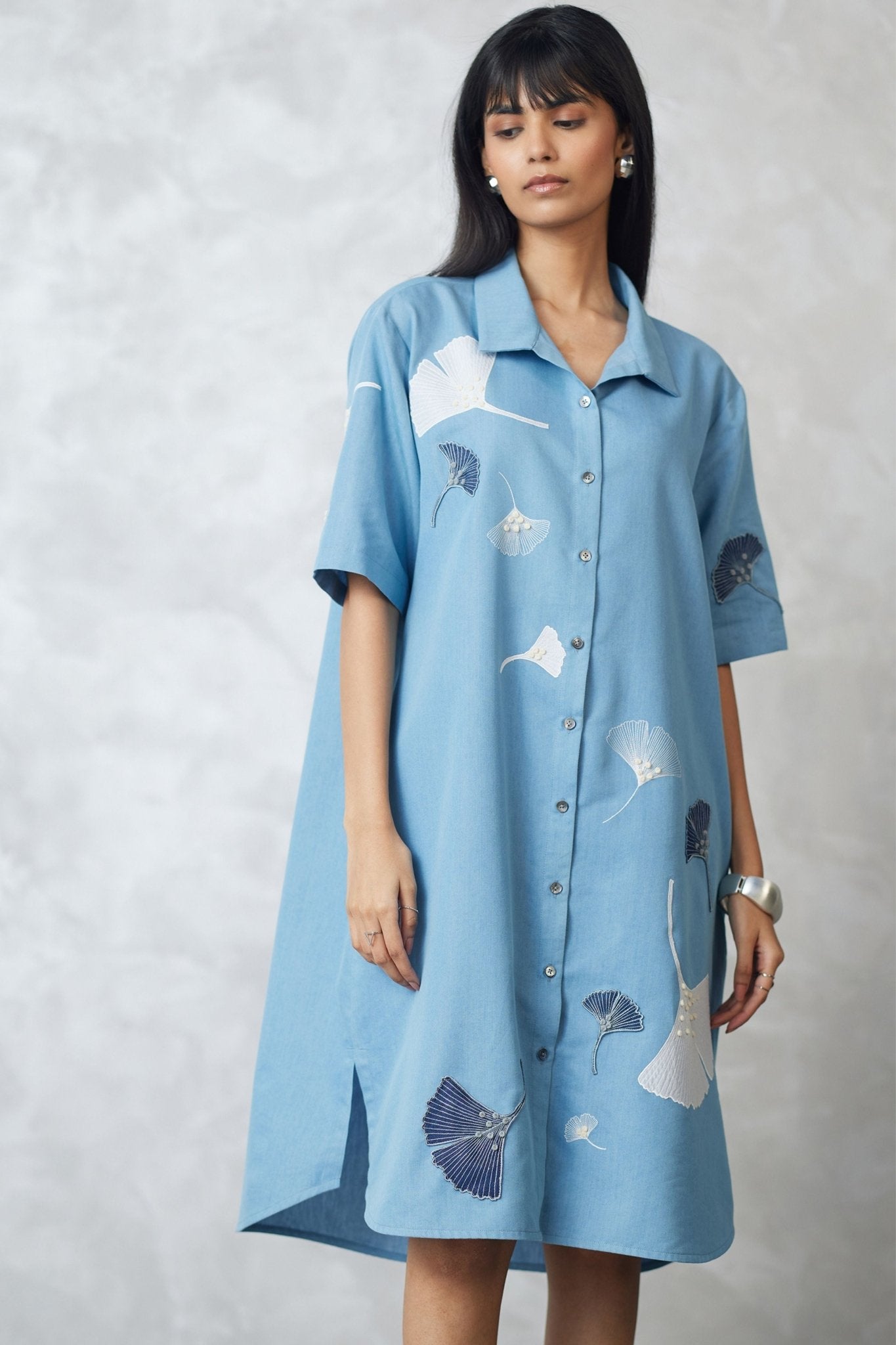 Denim Lounge Dress - Nachiket Barve - Elahe