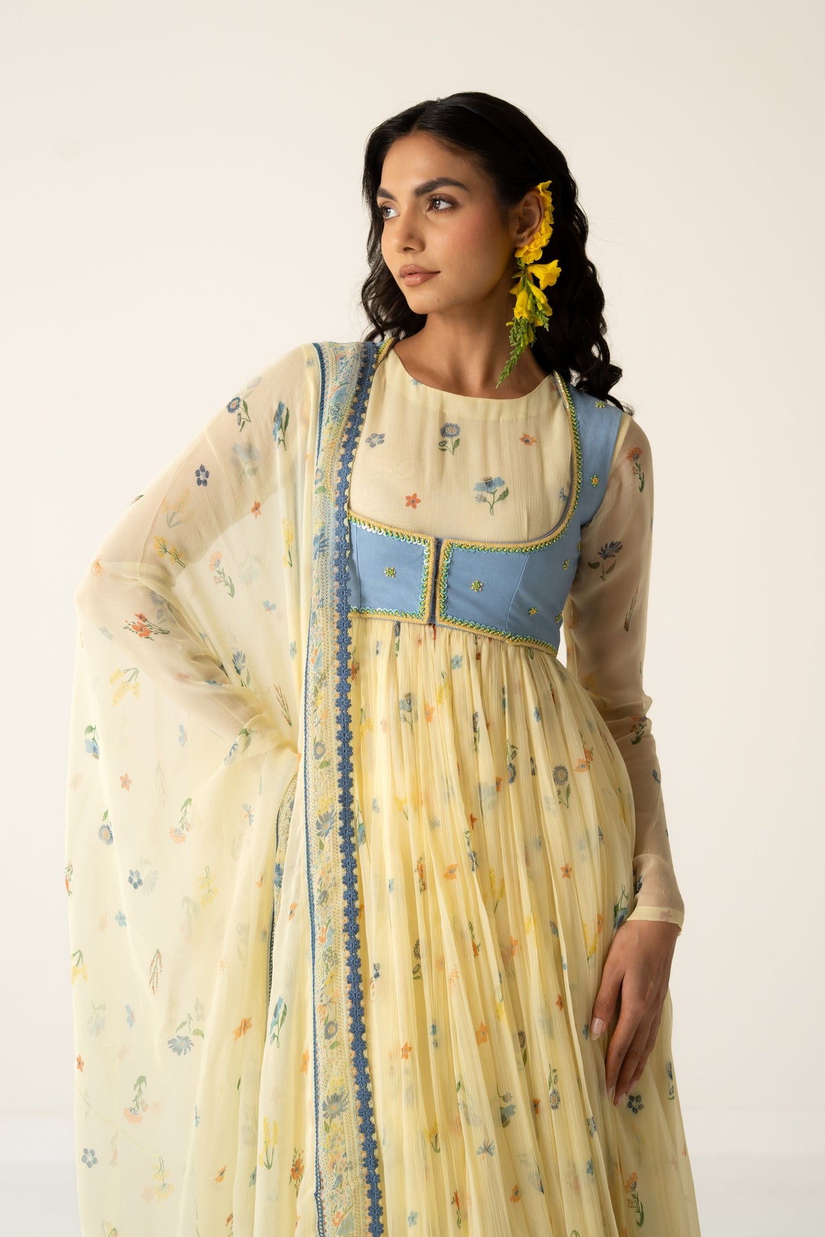 Flora Anarkali Set