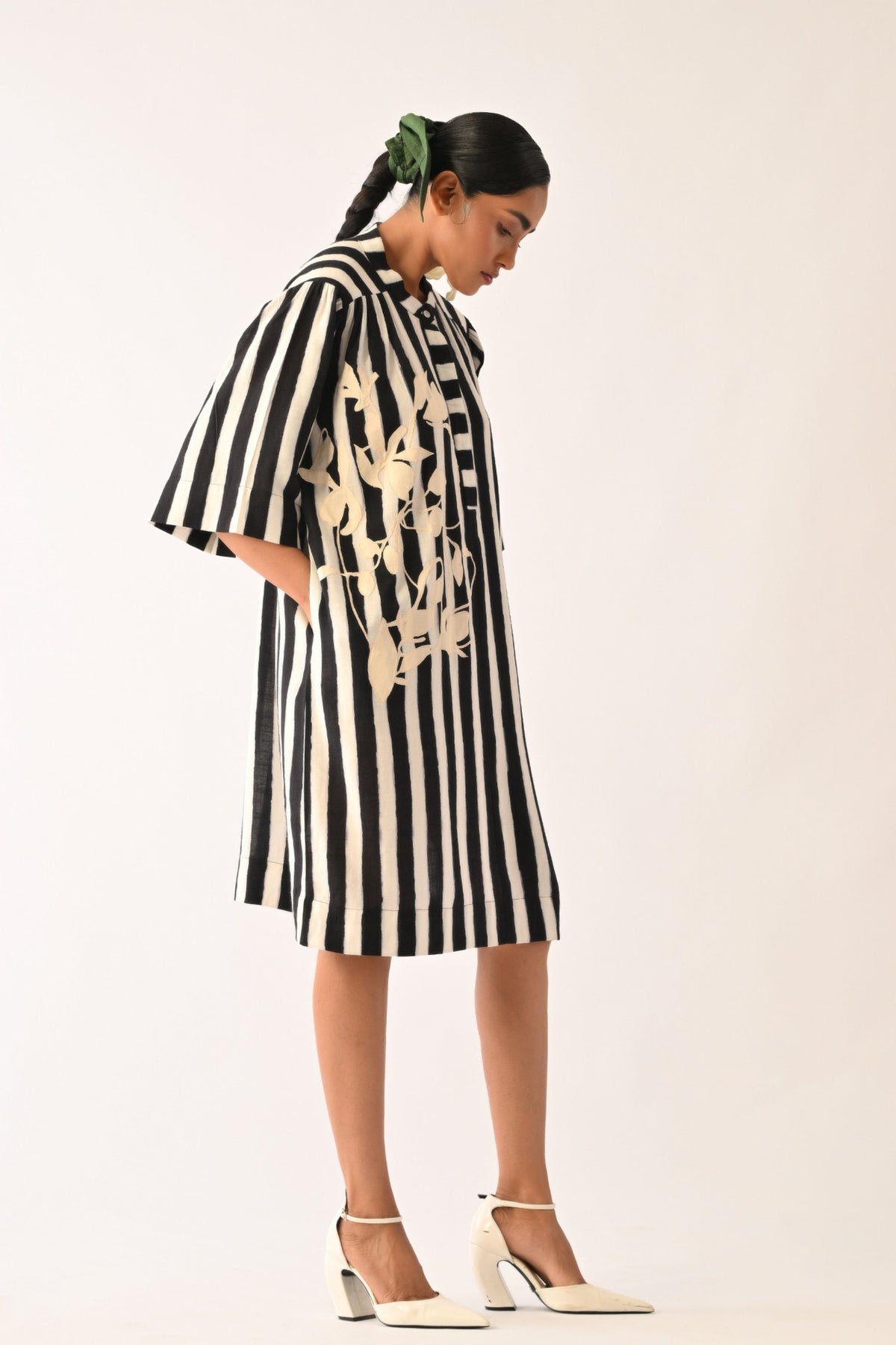 Revolt B&W Beach Applique Dress