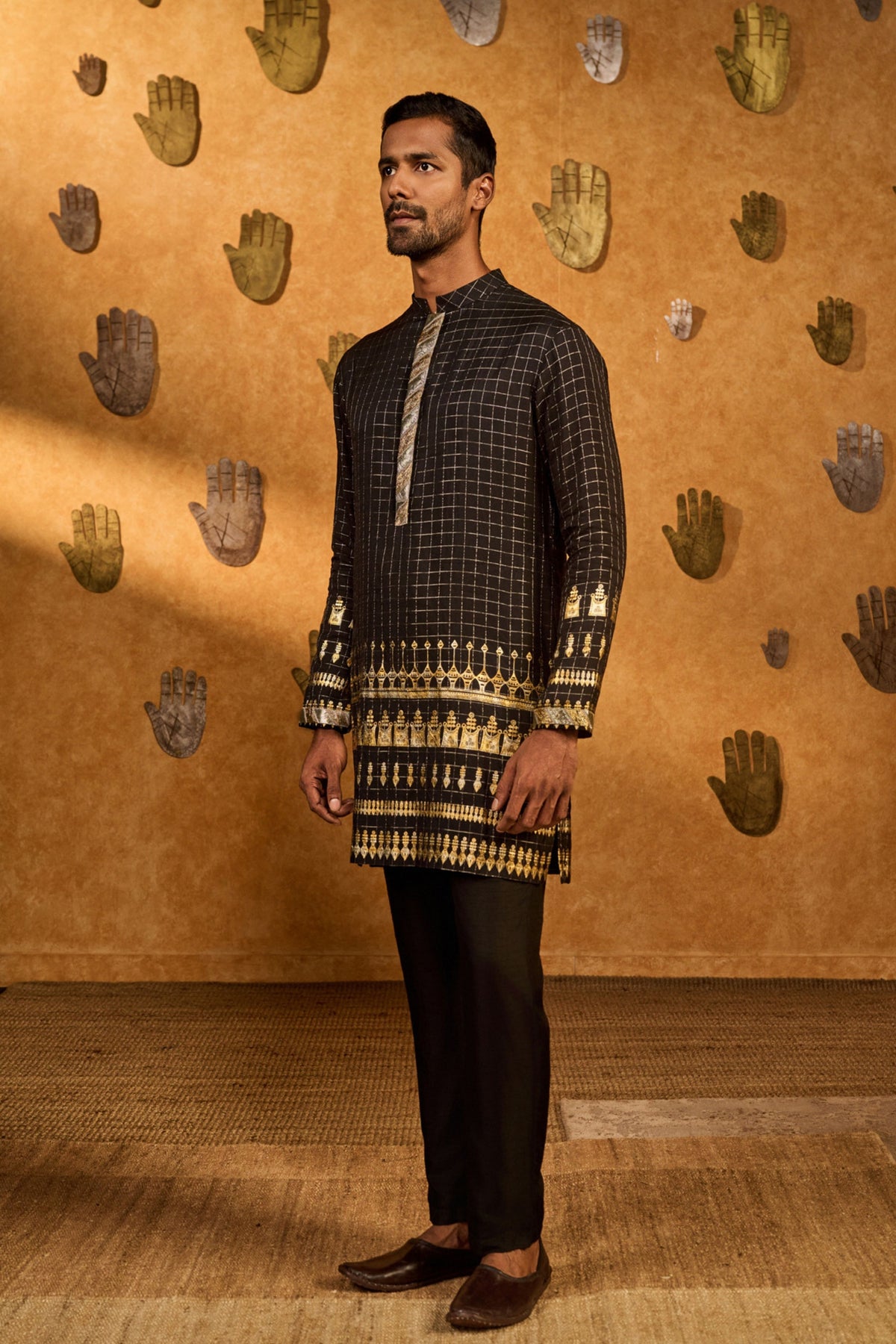 Black Midas Touch Kurta Set