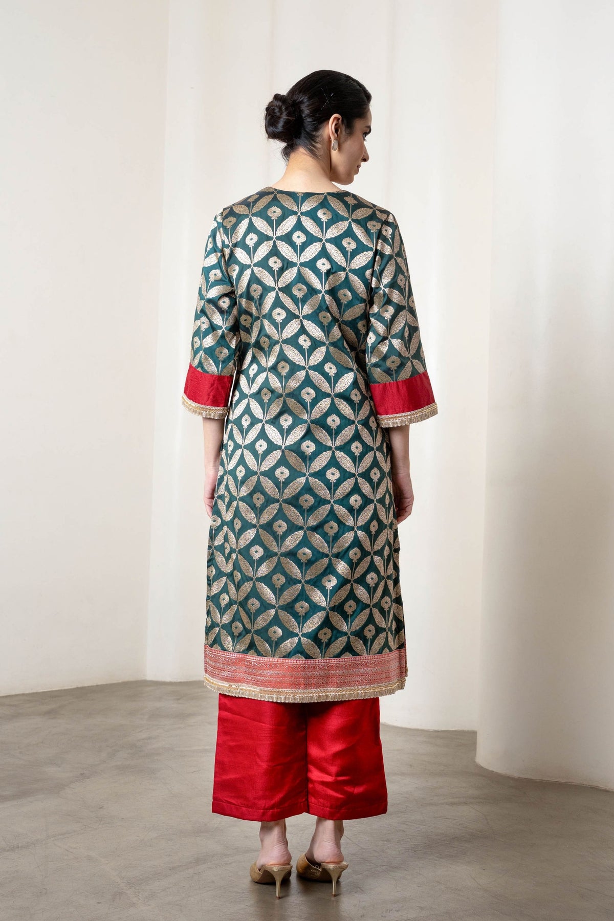 Masoom Green Kurta Set
