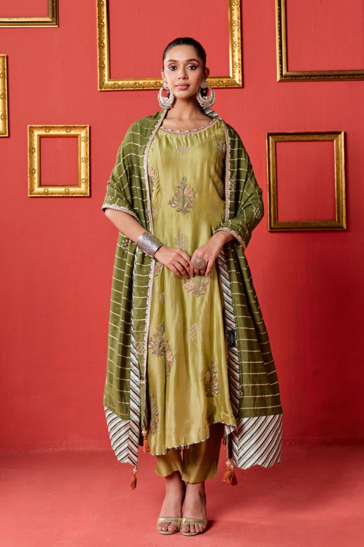 Anika Green Kurta Set