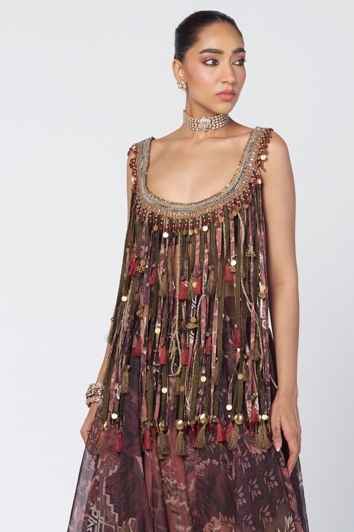 Mocha Charm Lehenga Set
