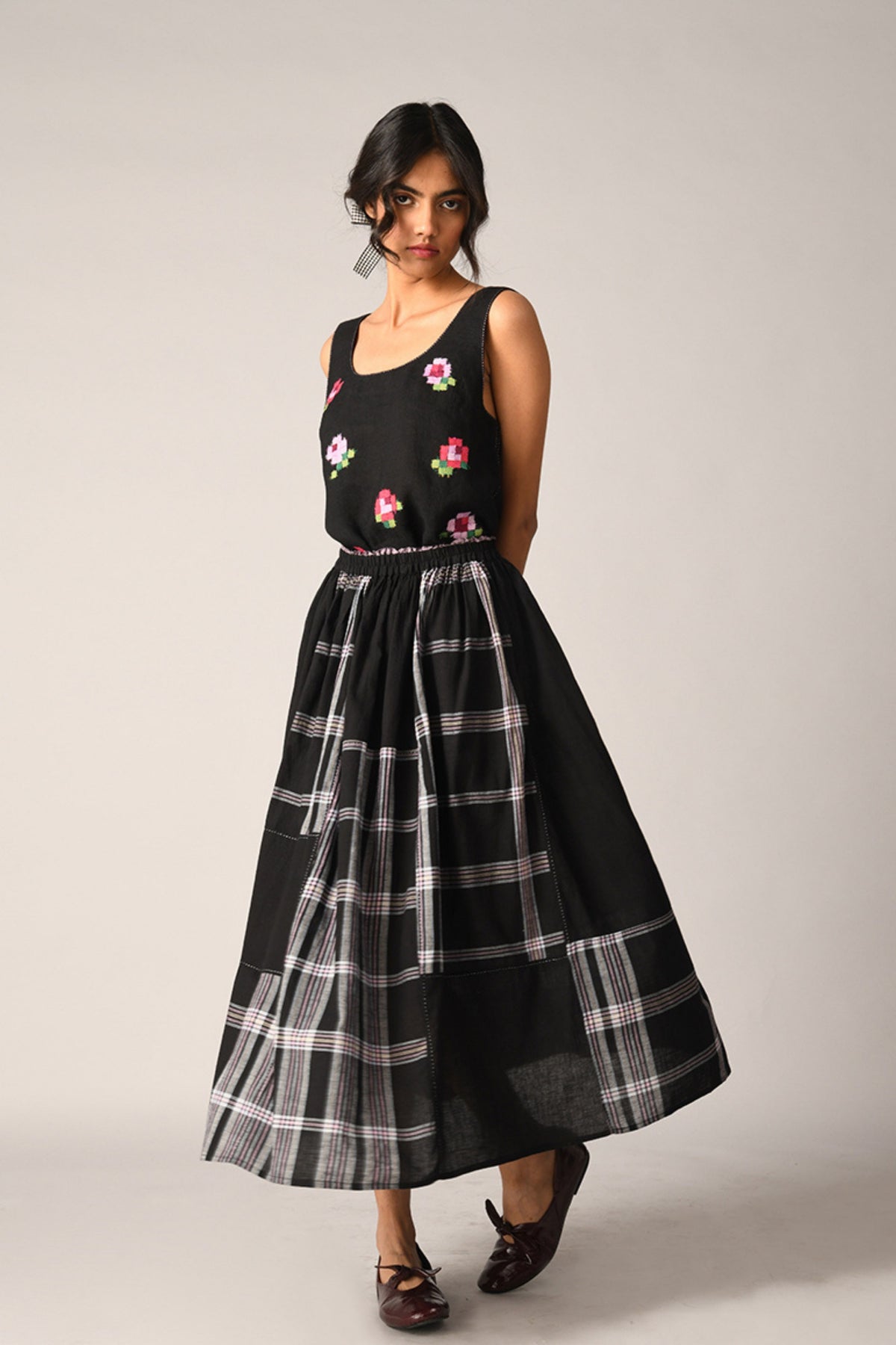 Coziae Patchwork Skirt