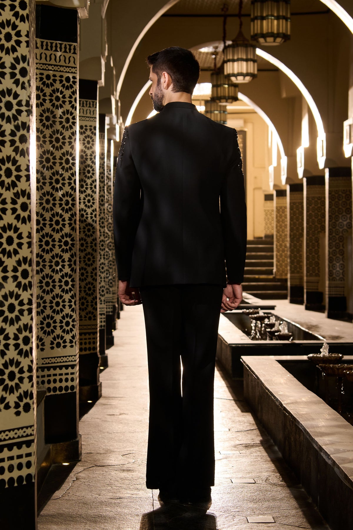 Obsidian Bandhgala Set