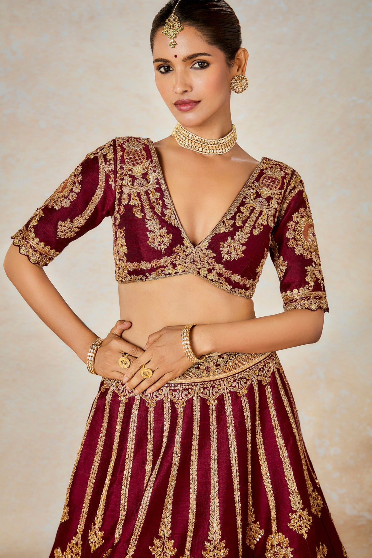 Anjeer Kalakand Lehenga Set