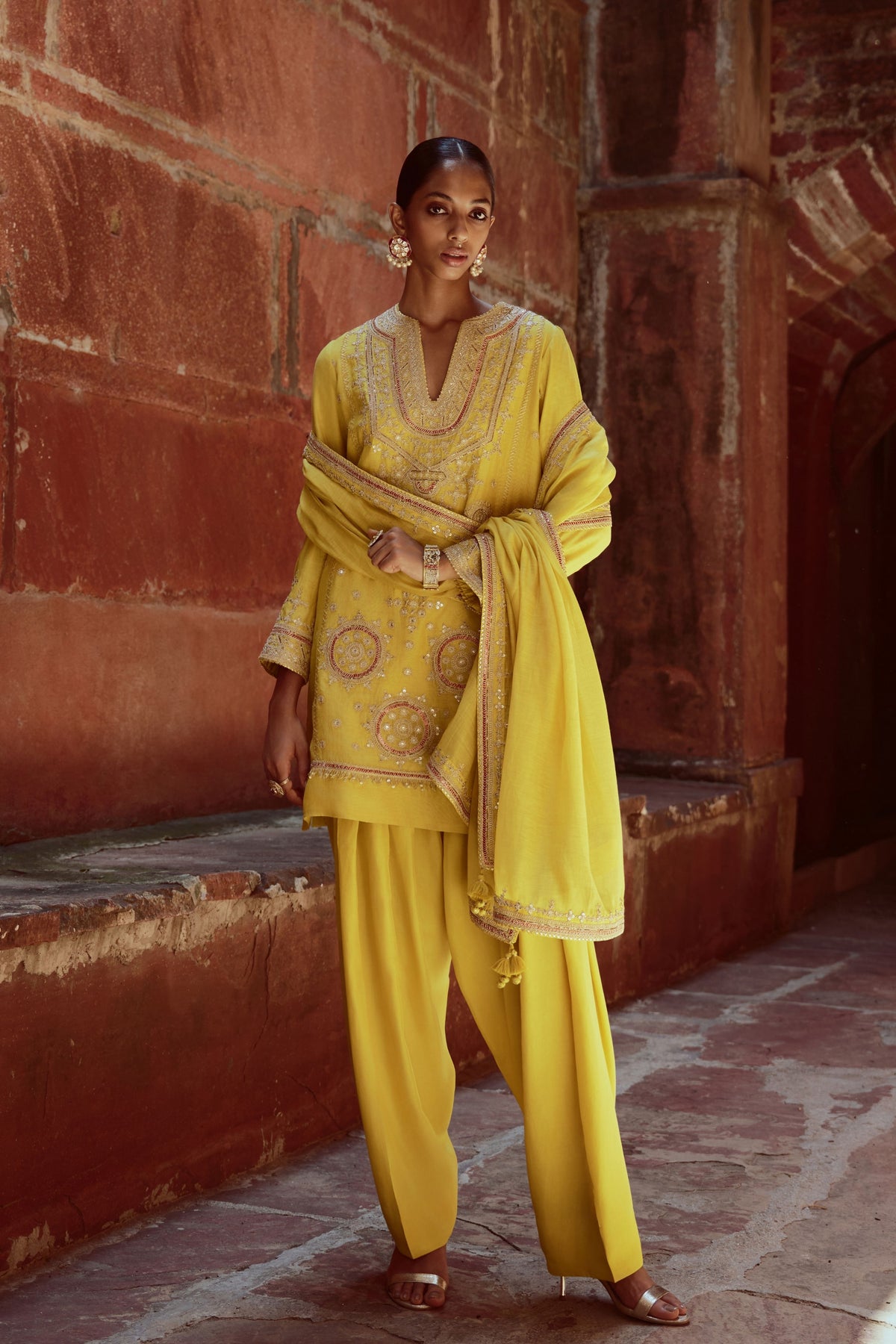 Yellow Moon Salwar Set