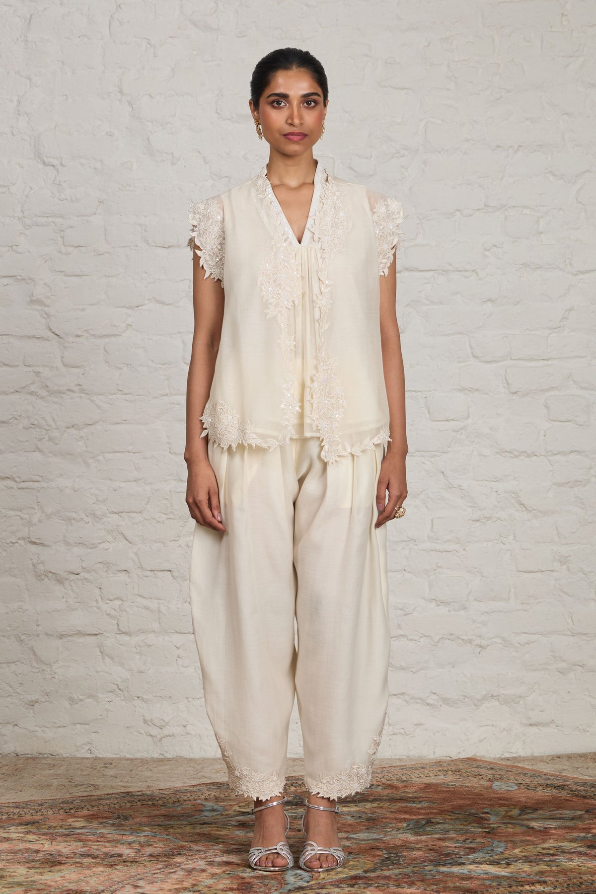 Isabell Ivory Jacket Set