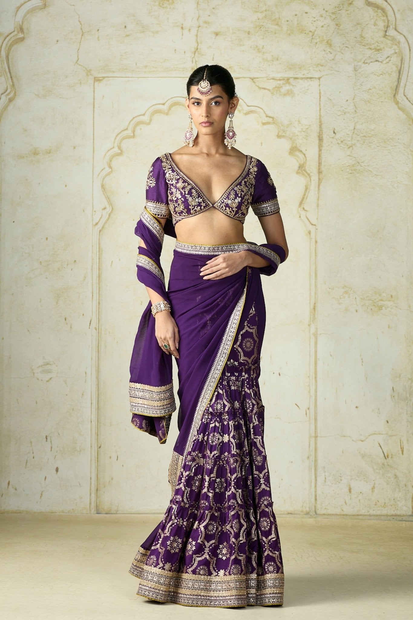 Ruqqayah Saree Set - Gopi Vaid - Elahe